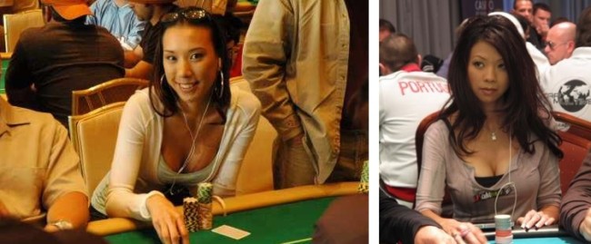 asian female poker girls